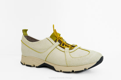 All Black Ghillie Sneaker - Beige - Essential Elements Chicago