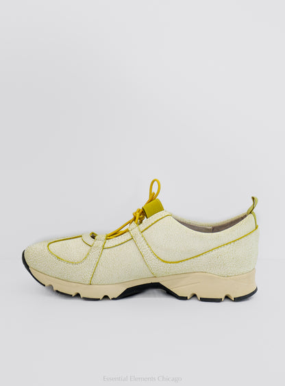 All Black Ghillie Sneaker - Beige - Essential Elements Chicago