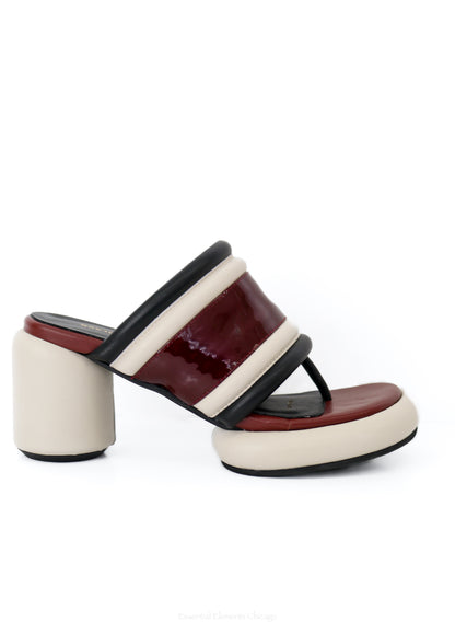 All Black Mod Bold Band Sandal - Essential Elements Chicago