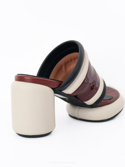 All Black Mod Bold Band Sandal - Essential Elements Chicago