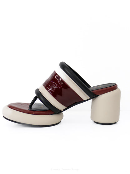 All Black Mod Bold Band Sandal - Essential Elements Chicago