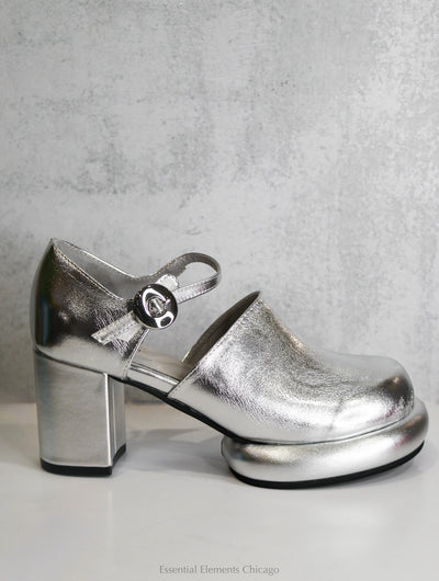 All Black Mod Circle Buckle Jane - Essential Elements Chicago