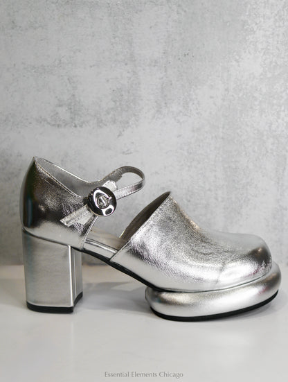 All Black Mod Circle Buckle Jane - Essential Elements Chicago