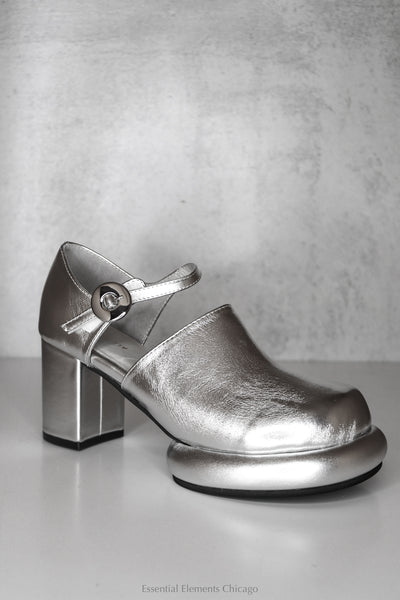 All Black Mod Circle Buckle Jane - Essential Elements Chicago