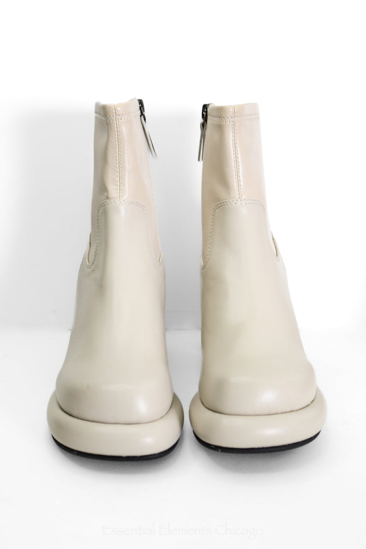 All Black Mod Kid Bootie, Ivory - Essential Elements Chicago