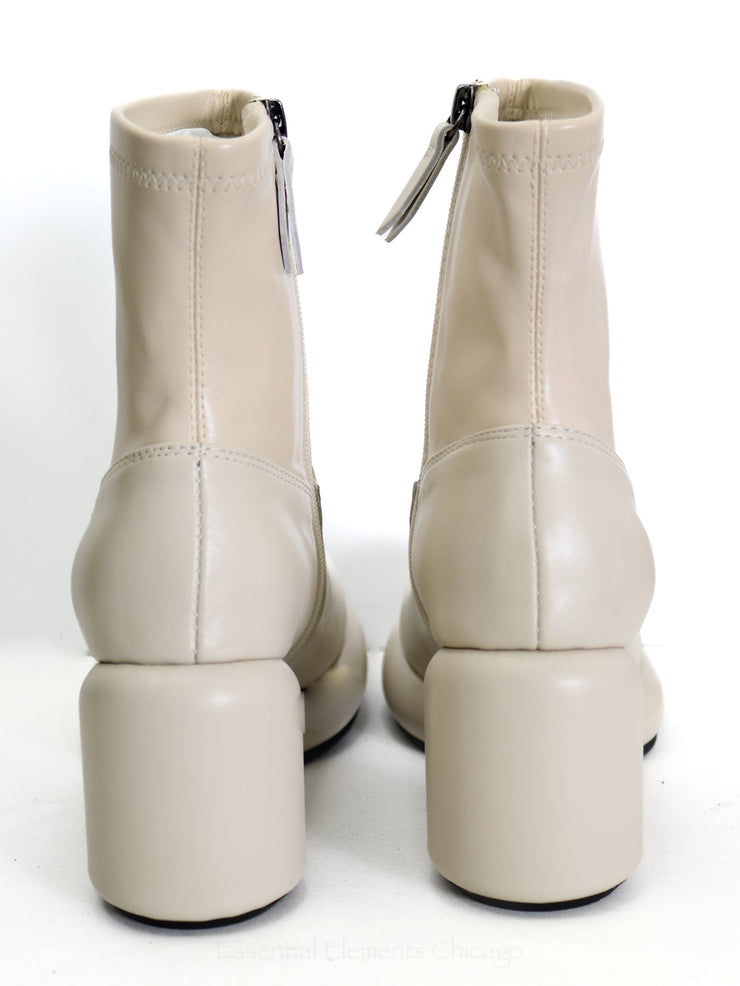 All Black Mod Kid Bootie, Ivory - Essential Elements Chicago