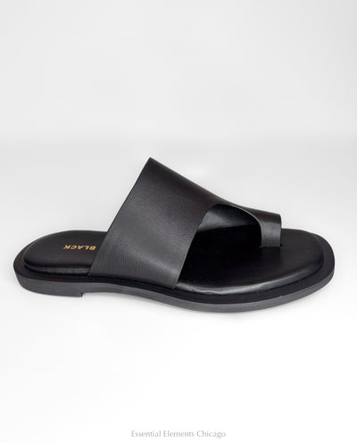 All Black One Side Slide, Black - Essential Elements Chicago