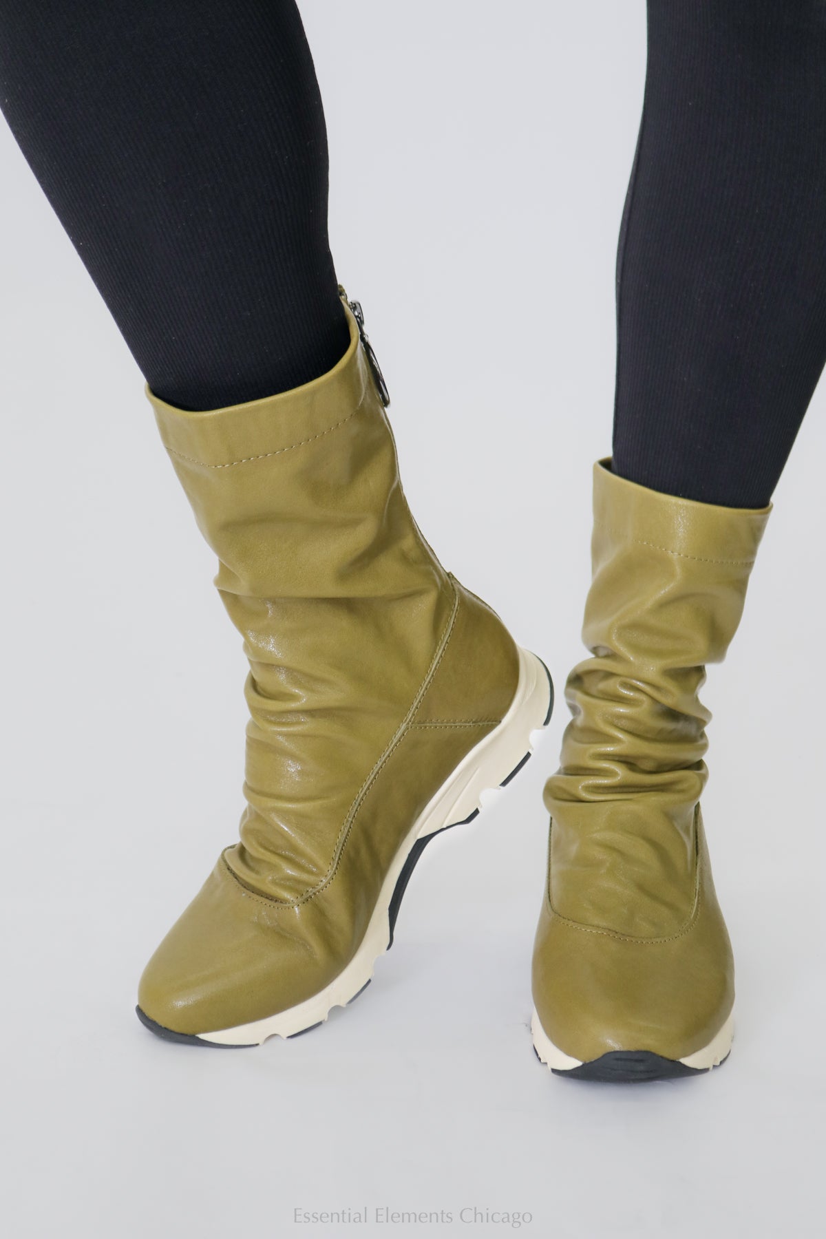 All Black Sneaker Bootie