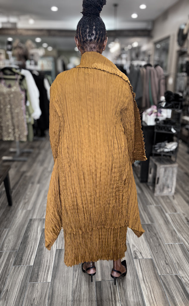 Alquema Havana Coat, Gold - Essential Elements Chicago
