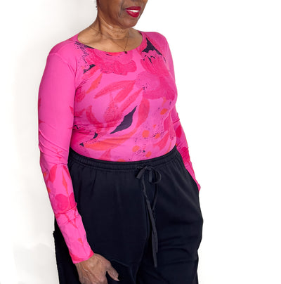 AMB Azalea Raw Edge Second Skin Top - Essential Elements Chicago