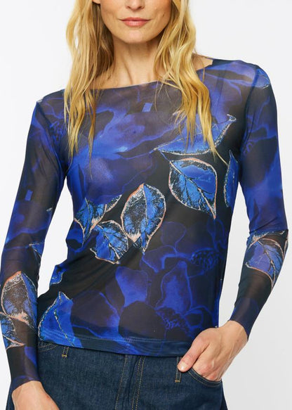 AMB NudiTee Top, Feeling Blue