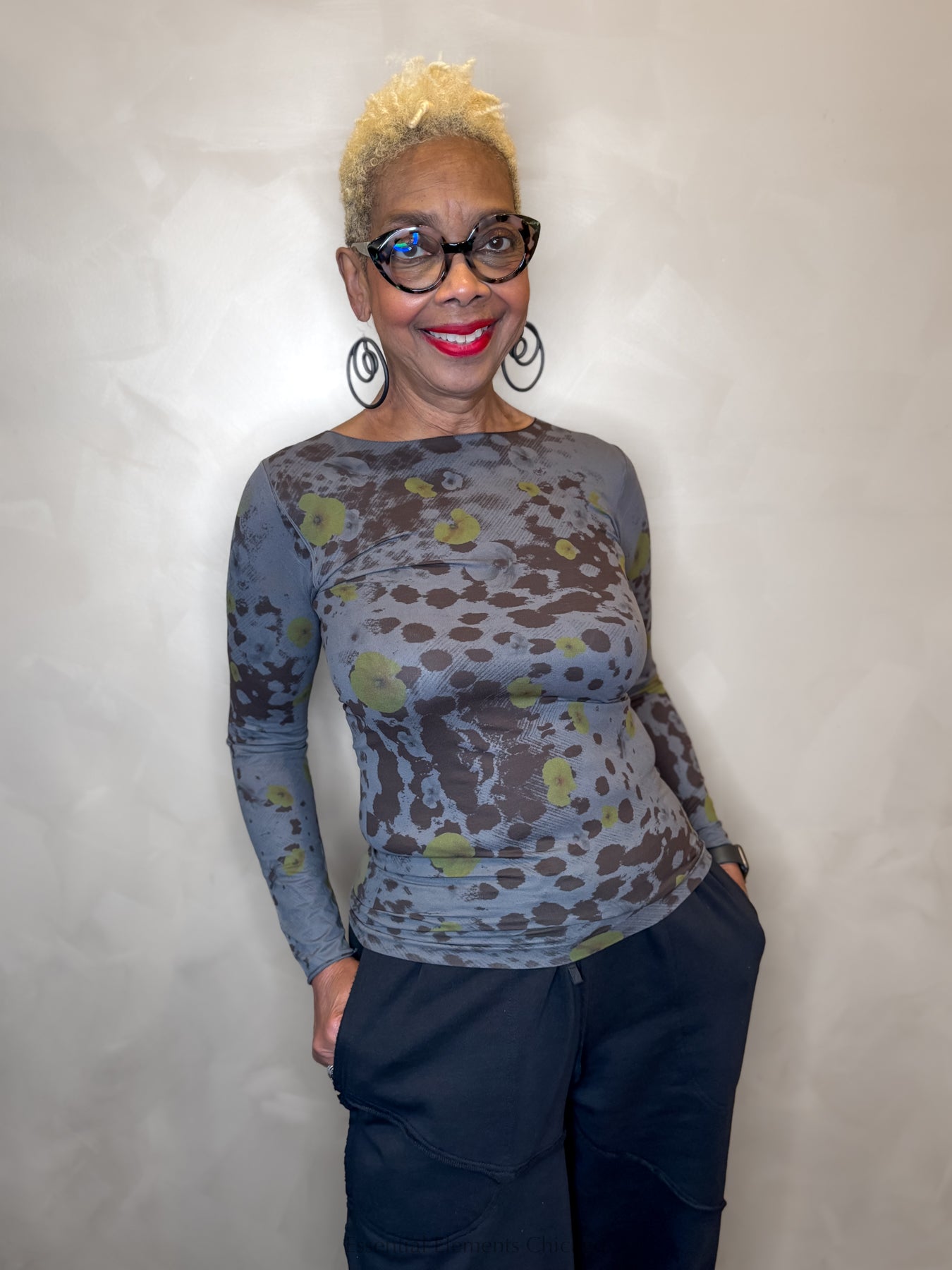 AMB Wild Floral Second Skin Top