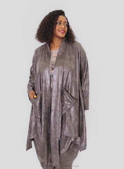 Amma Lunar Jacket - Grey - Essential Elements Chicago