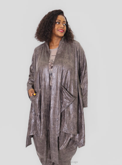 Amma Lunar Jacket - Grey - Essential Elements Chicago