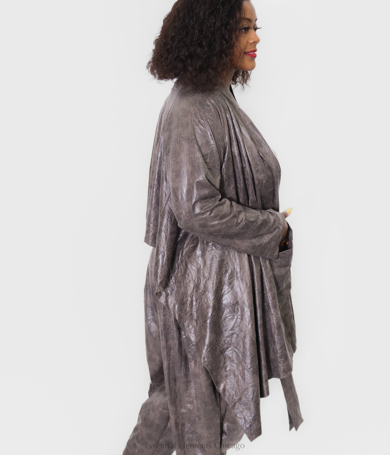Amma Lunar Jacket - Grey - Essential Elements Chicago