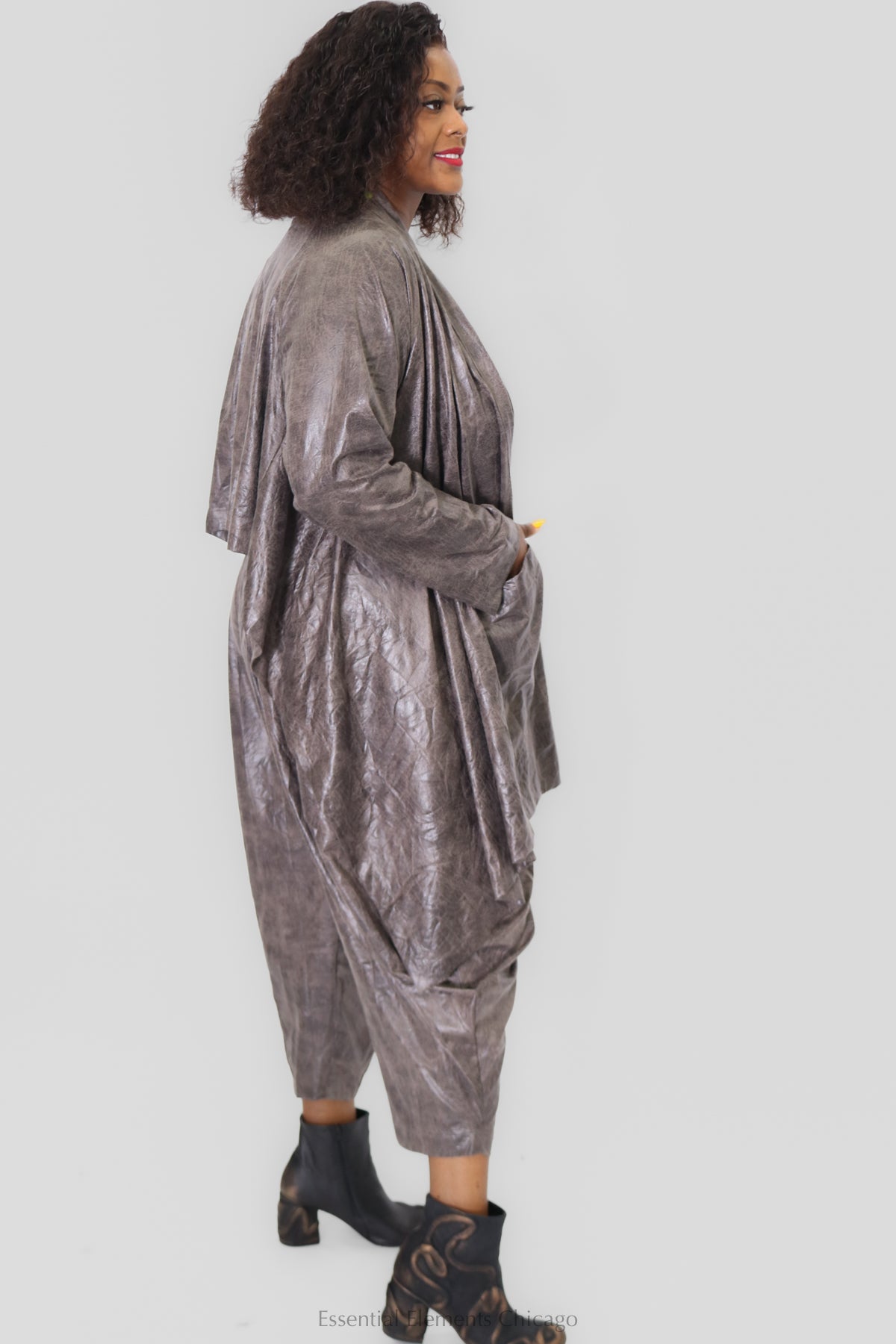 Amma Lunar Jacket - Grey - Essential Elements Chicago