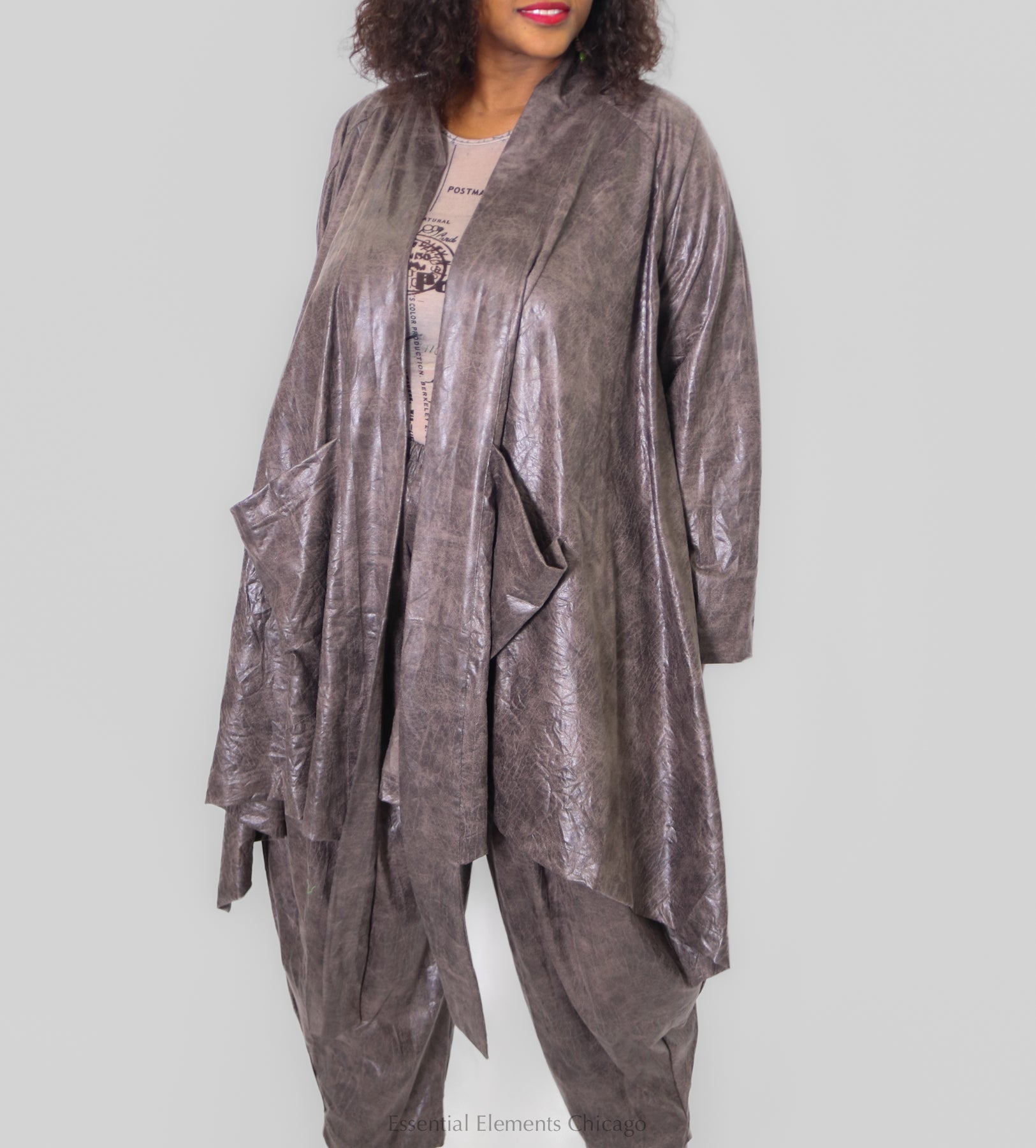 Amma Lunar Jacket - Grey - Essential Elements Chicago