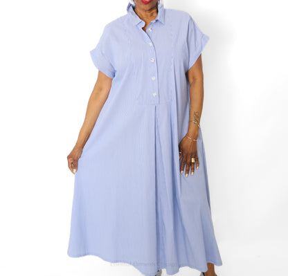 Amma Moonstone Stripe Dress - Essential Elements Chicago