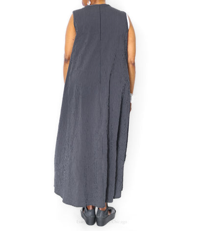 Amma Shaula Tank Dress, Pinstripe - Essential Elements Chicago