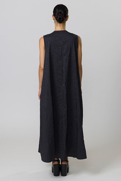 Amma Shaula Tank Dress, Pinstripe - Essential Elements Chicago