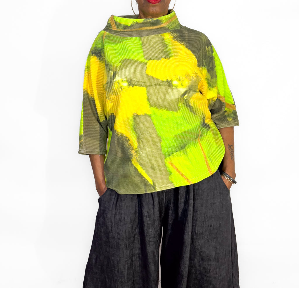 Andrea Geer Funnel Neck Top - Essential Elements Chicago