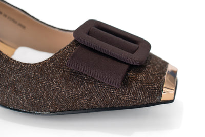 Azura TwistedTweed Flat Shoe - Essential Elements Chicago
