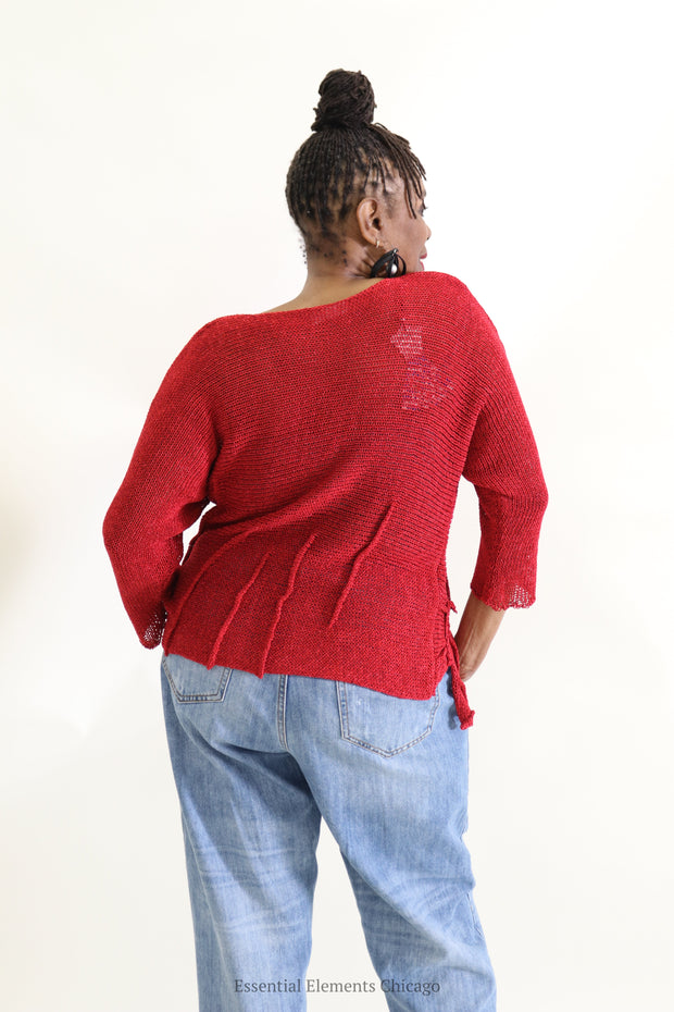 B & K Moda Surged Asymmetrical Sweater - Essential Elements Chicago