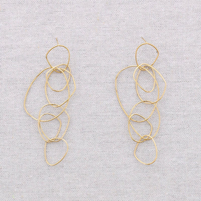 Ben Gold Earrings - Essential Elements Chicago