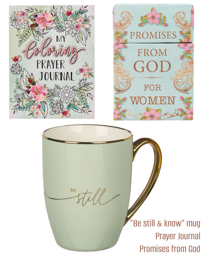 The Blessed Woman Gift Set- Be Still and Know (Mint)