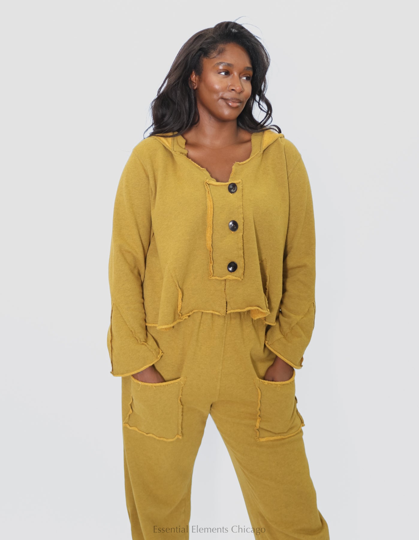 Bodil Crop Jacket - Cider - Essential Elements Chicago