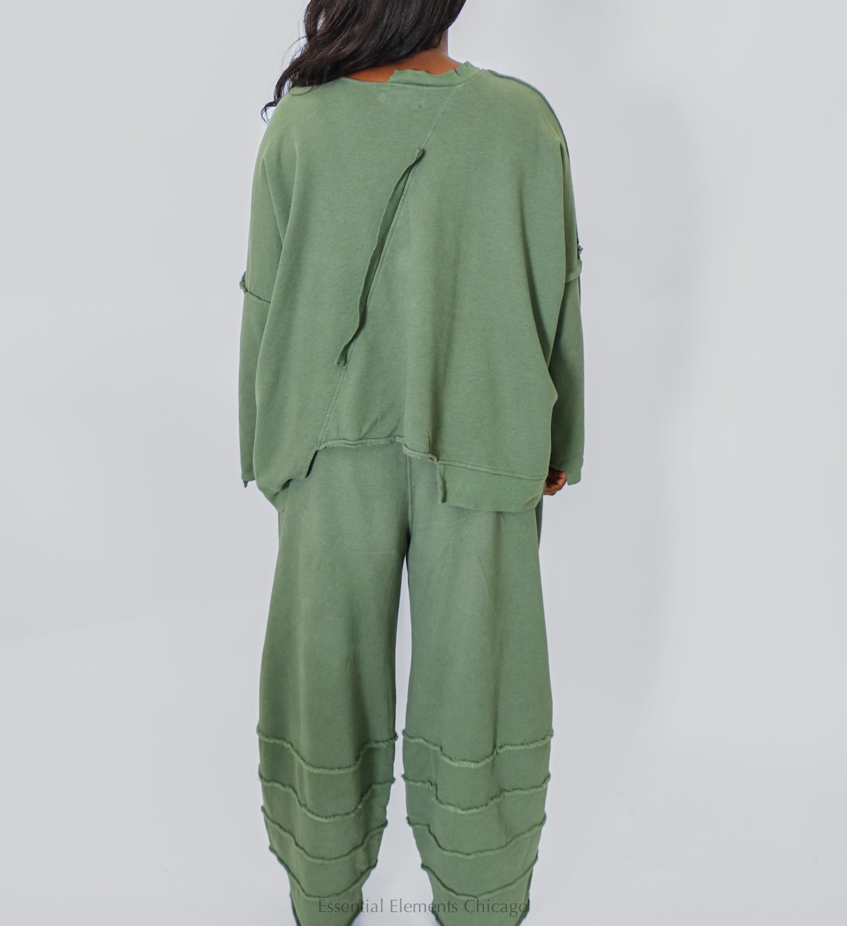 Bodil Heather Diagonal Top - Leafy - Essential Elements Chicago