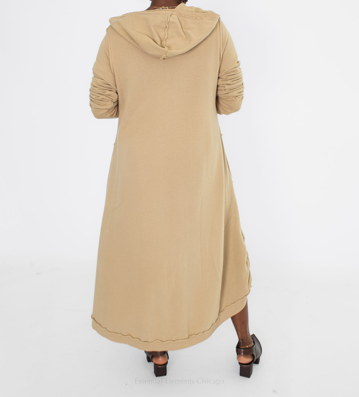Bodil Hooded Cotton Dress - Essential Elements Chicago