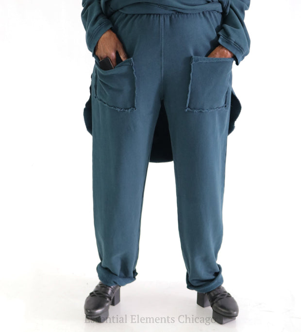 Bodil Slim Pants, Pine - Essential Elements Chicago