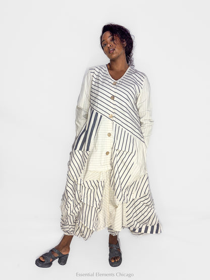 Bodil Stripe Duster - Essential Elements Chicago