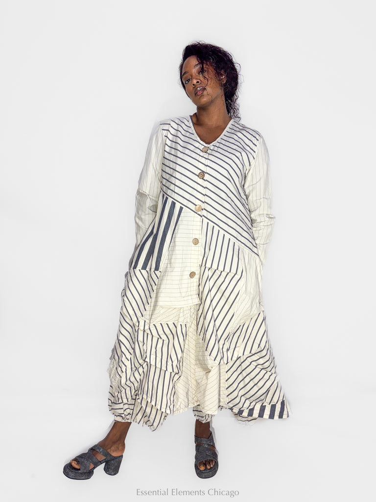 Bodil Stripe Duster - Essential Elements Chicago
