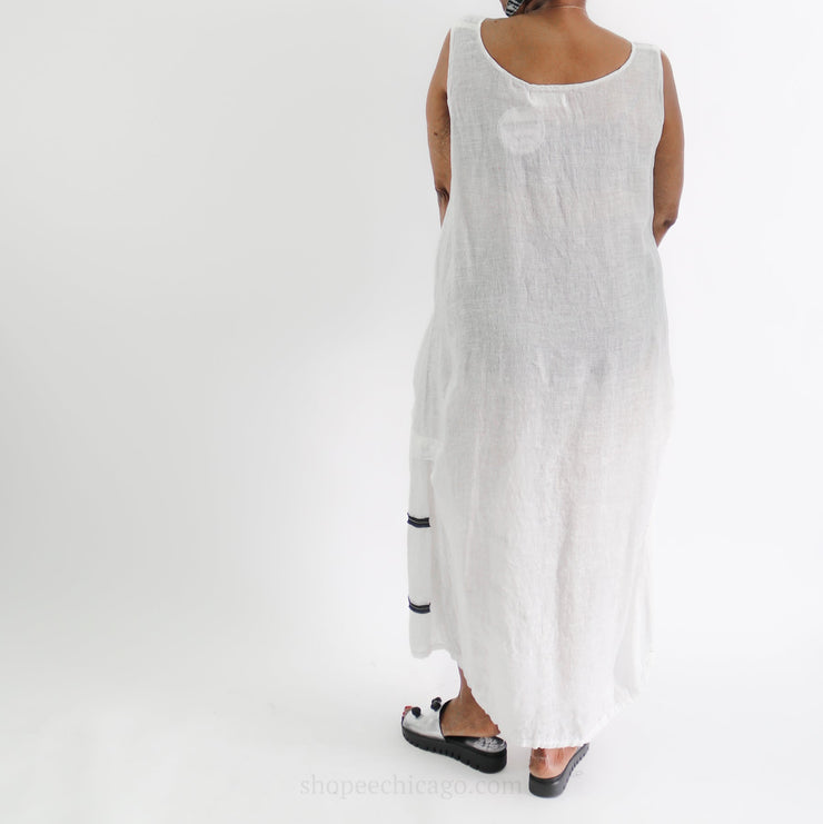 Bodil Trimmed Tank Dress - Essential Elements Chicago
