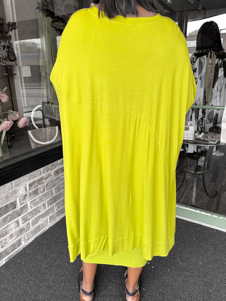 Bread & Butter Cutout Dress, Lime