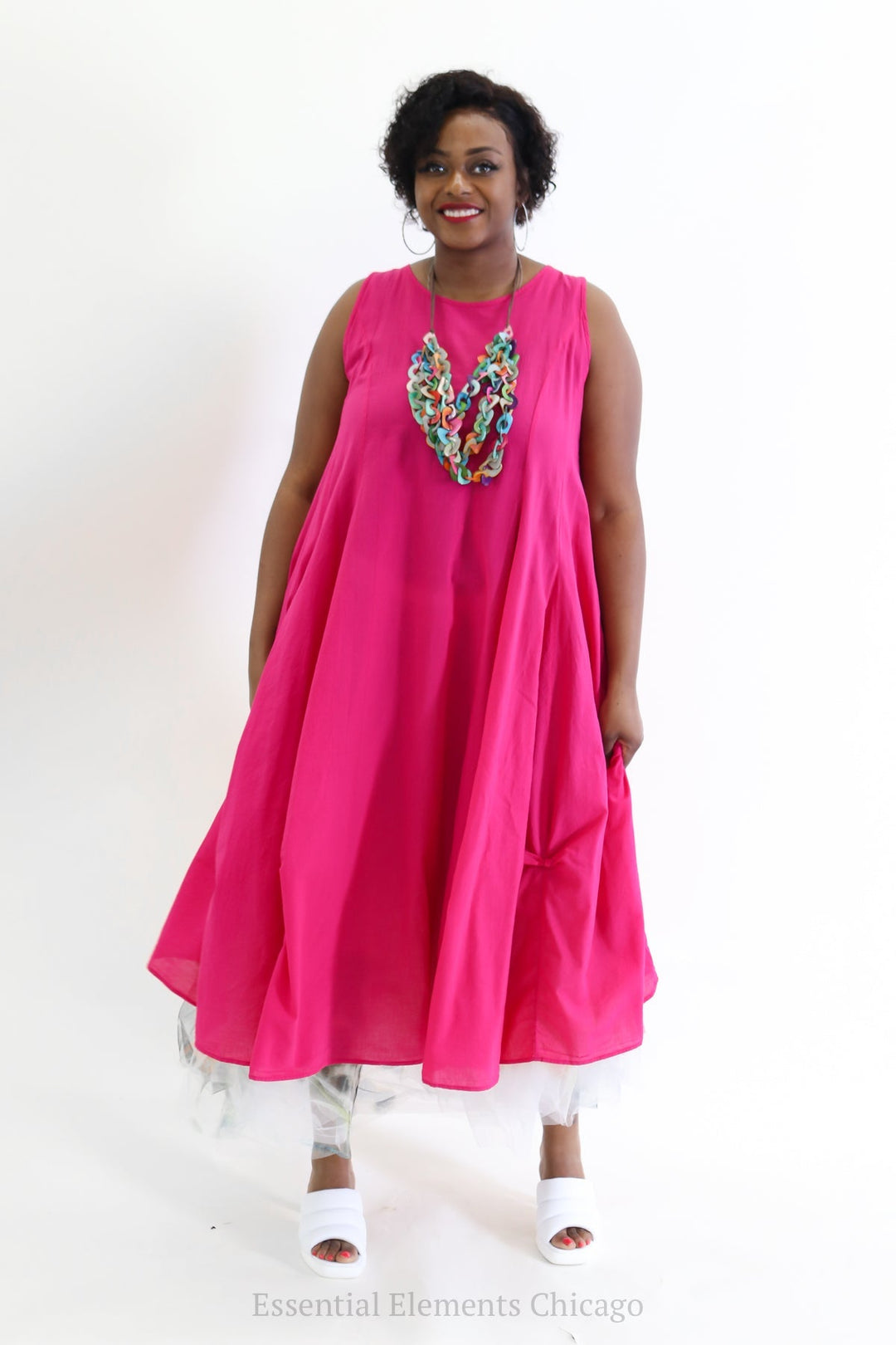 Bread Butter Fiesta Dress Pink Essential Elements Chicago