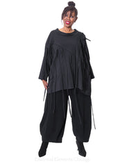 Bread & Butter Fringe Top, Black - Essential Elements Chicago