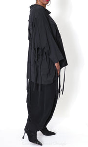 Bread & Butter Fringe Top, Black - Essential Elements Chicago