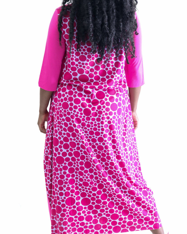 Bread & Butter Fuchsia Dot Dress - Essential Elements Chicago