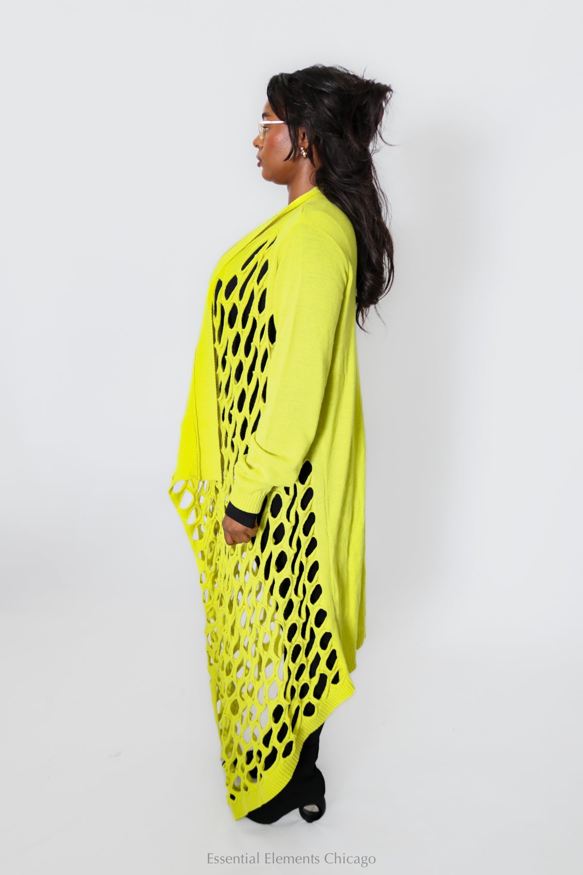 Bread & Butter Long Hole Sweater - Essential Elements Chicago