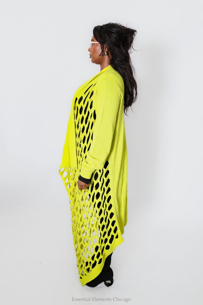 Bread & Butter Long Hole Sweater - Essential Elements Chicago