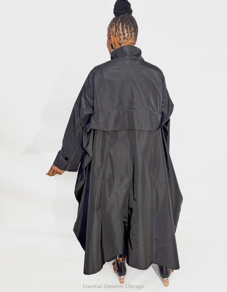 Bread & Butter Longline Jacket, Black - Essential Elements Chicago