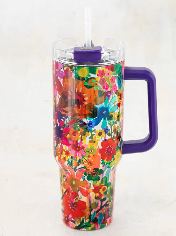 Bright Floral Mega Tumbler - Essential Elements Chicago