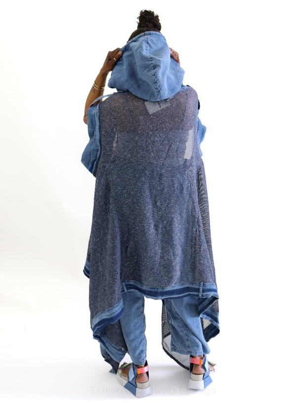 Caraclan Maven Tunic Indigo ONE SIZE Clothing - Tunic by Caraclan | Essential Elements Chicago