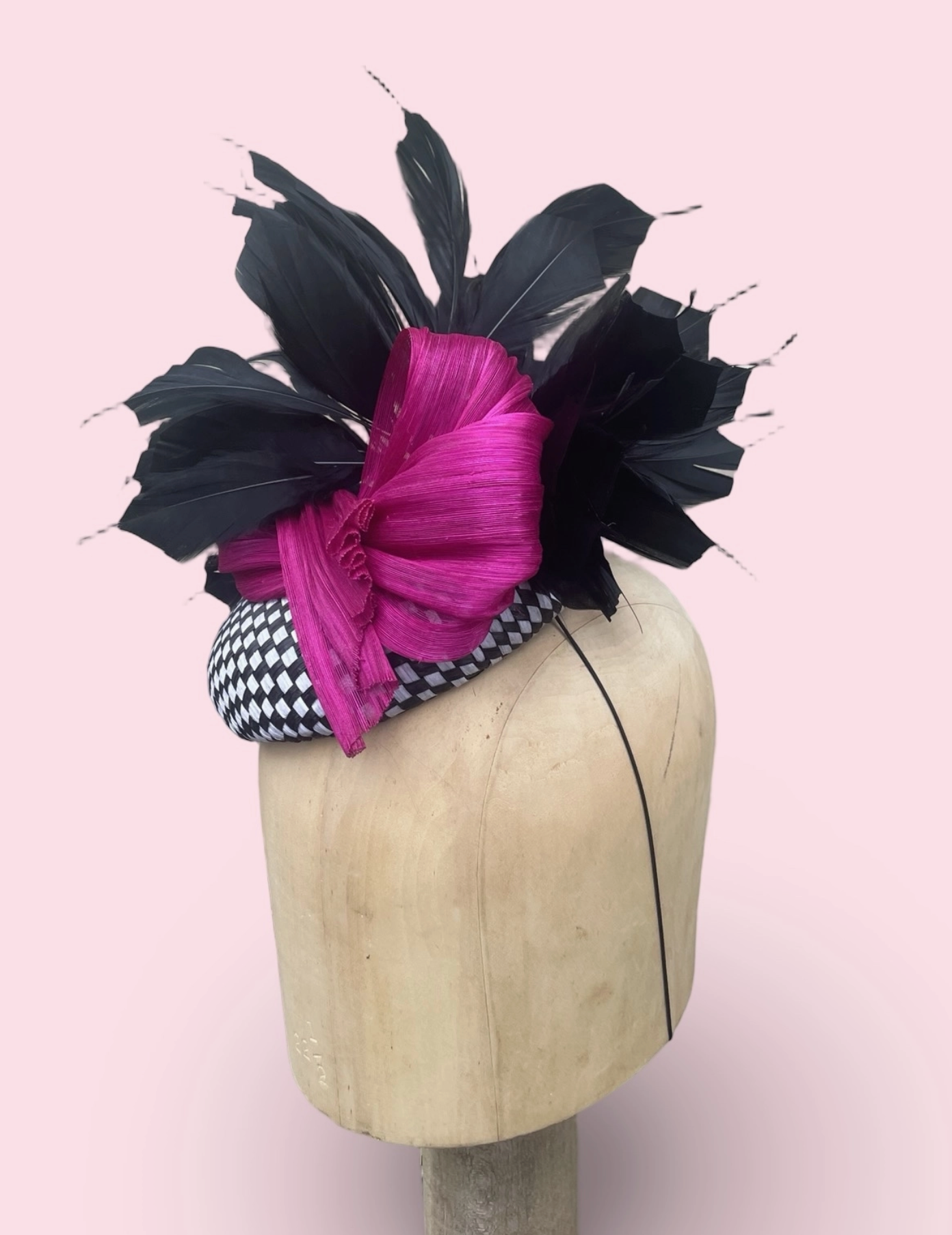 Cha Cha's House of Ill Repute Black Lotus Fascinator - Essential Elements Chicago
