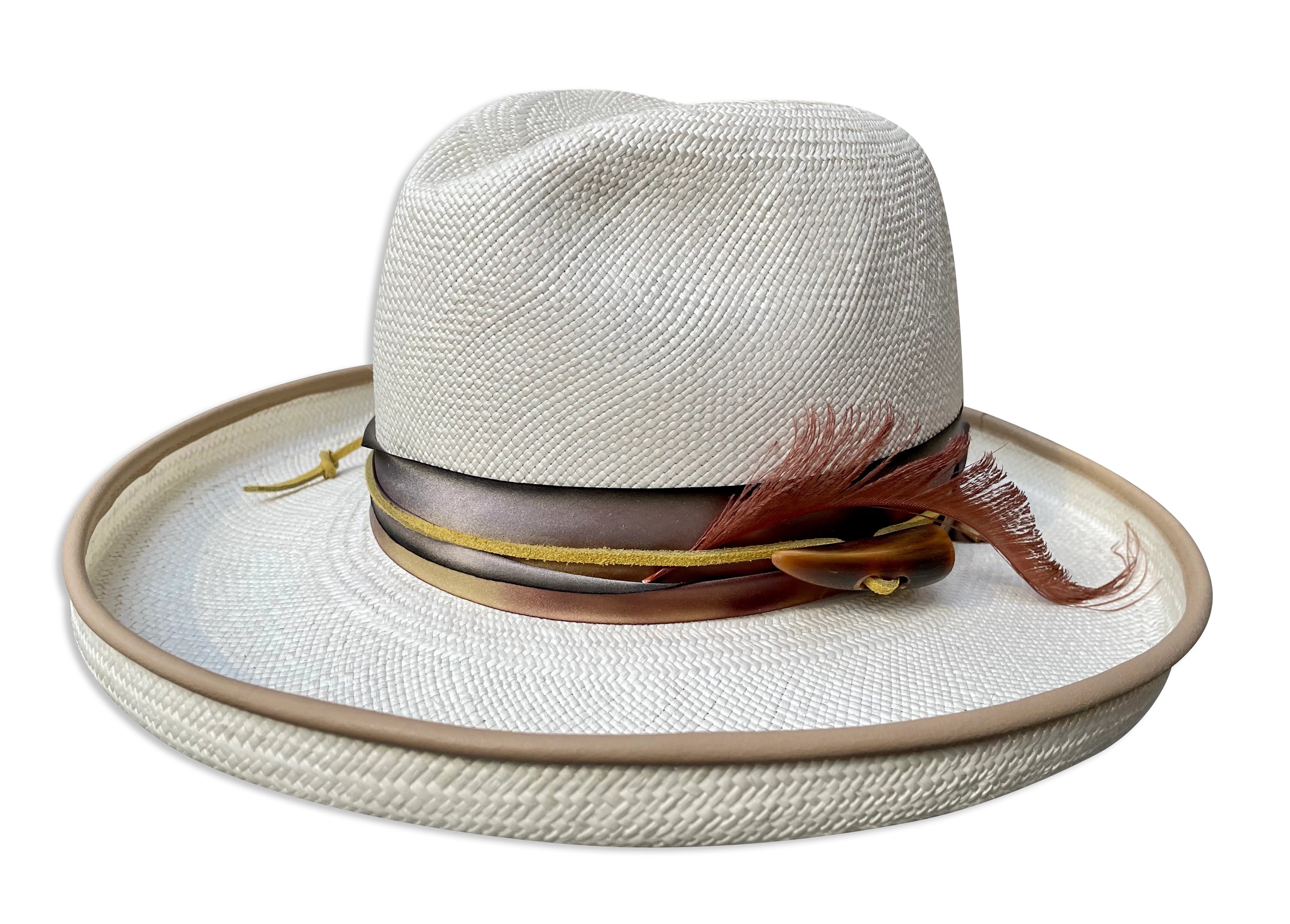 Cha Cha's House of Ill Repute Kettle Bleach Panama Fedora - Essential Elements Chicago