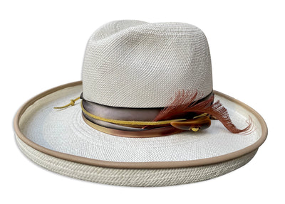 Cha Cha's House of Ill Repute Kettle Bleach Panama Fedora - Essential Elements Chicago