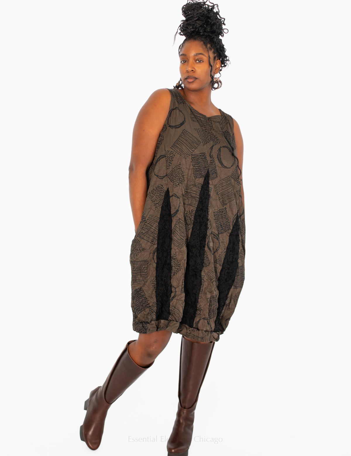 Chalet Dahlia Dress, Plus - Essential Elements Chicago
